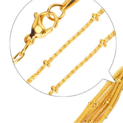 Kette gold vergoldet - mm, 999
