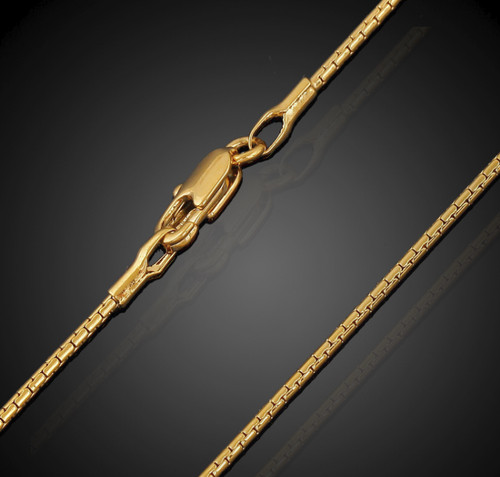 18k gold schlangenkette - gold,