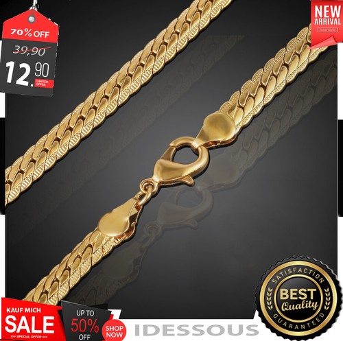 18k goldkette vergoldet 60cm - vergoldet,