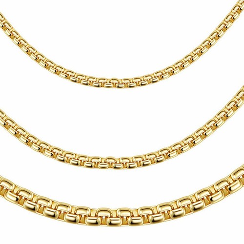 Kette gold vergoldet - gold,