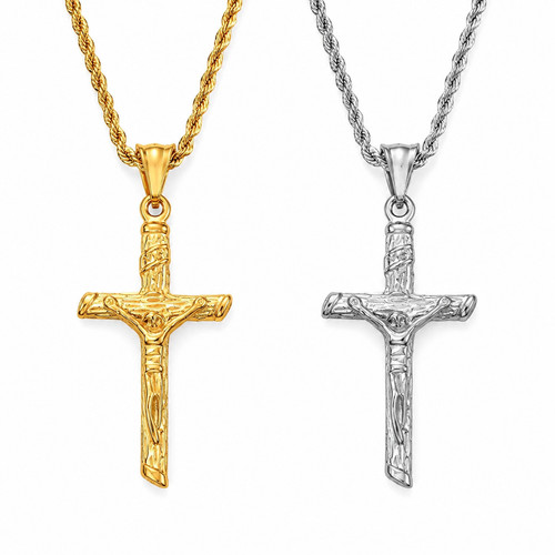 Herren kreuz halskette cm - herren,
