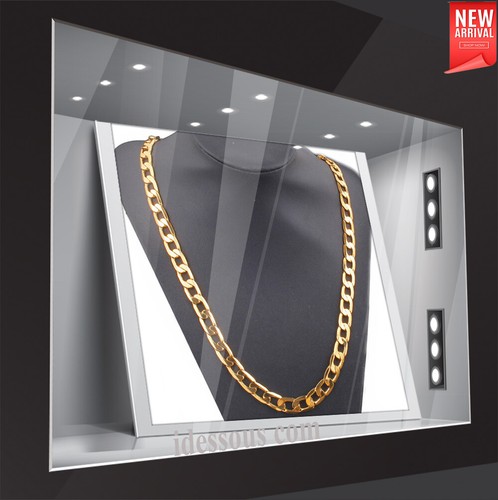 18k goldkette 7mm - goldkette, lang