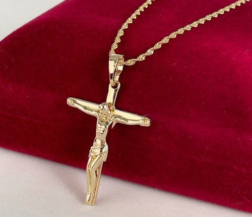 Deluxe halskette jesus kreuz - deluxe,