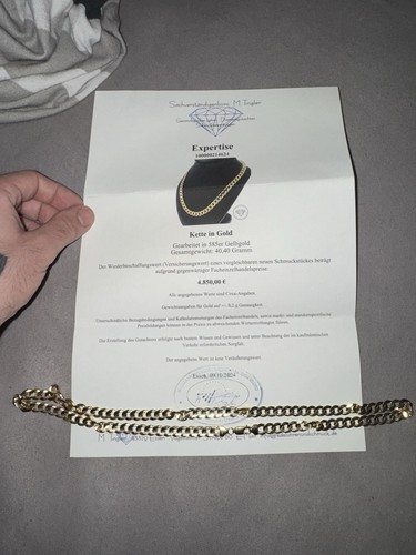 Goldkette panzerkette 585 - goldkette, 14kt