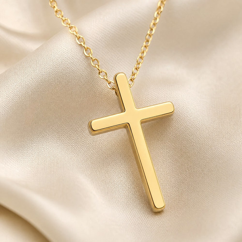 Kleine kreuz halskette damen - kleine,
